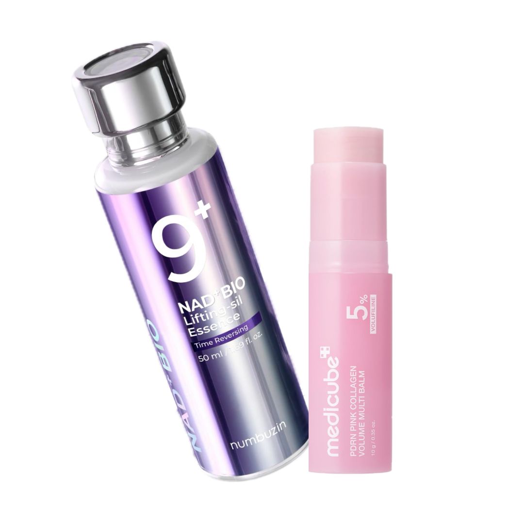 PDRN Pink Collagen Volume Multi Balm & No.9 NMN Bio Lifting Essence