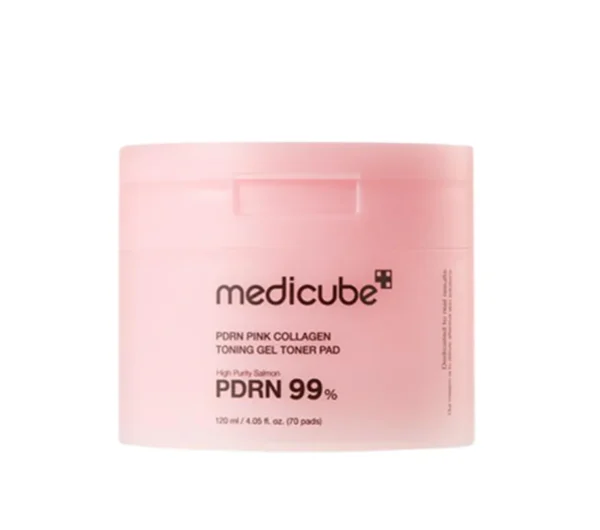 PDRN Pink Collagen Toning Gel Toner Pad