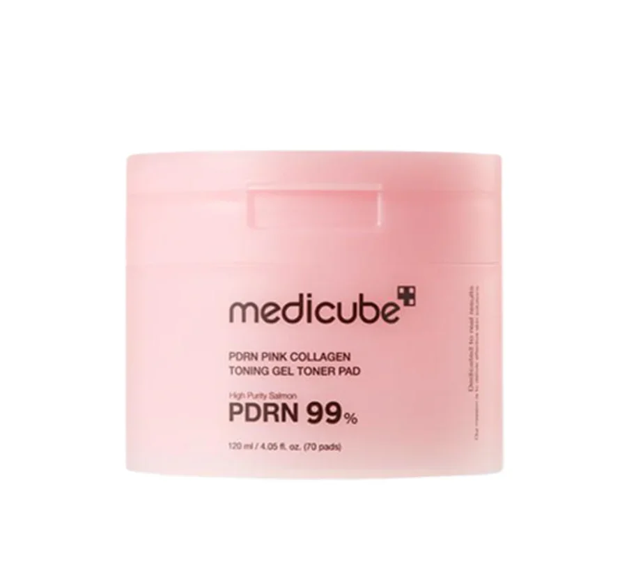 PDRN Pink Collagen Toning Gel Toner Pad
