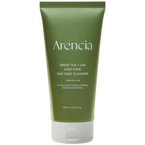 Green Tea + LHA Deep Pore Rice Cake Cleanser