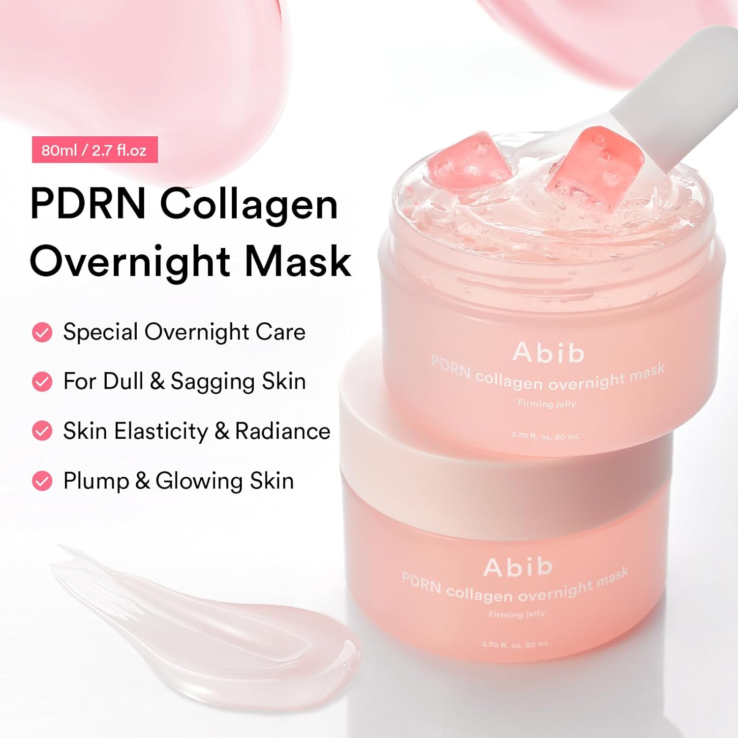 PDRN COLLAGEN OVERNIGHT MASK FIRMING JELLY - Зображення 6