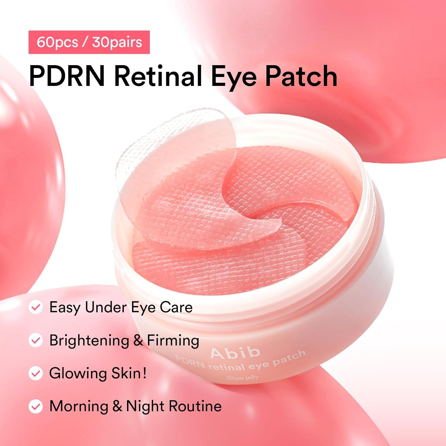PDRN RETINAL EYE PATCH GLOW JELLY - Зображення 3