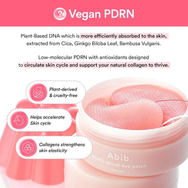 PDRN RETINAL EYE PATCH GLOW JELLY - Зображення 5
