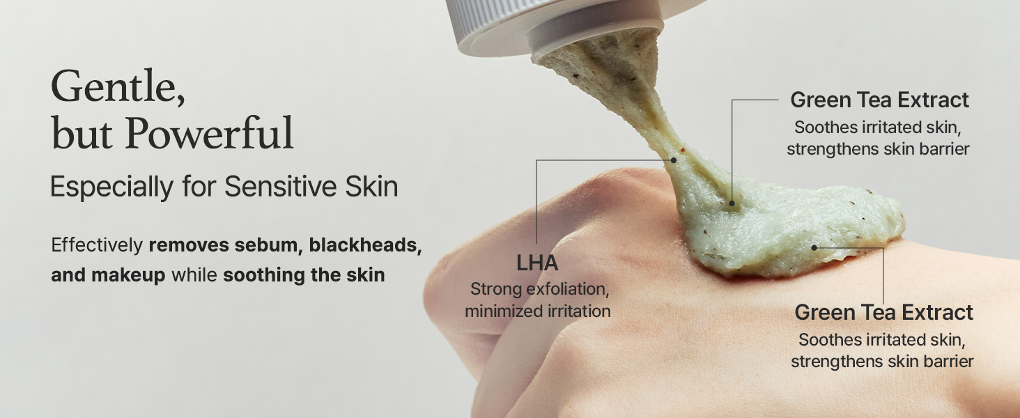 Green Tea + LHA Deep Pore Rice Cake Cleanser - Зображення 6