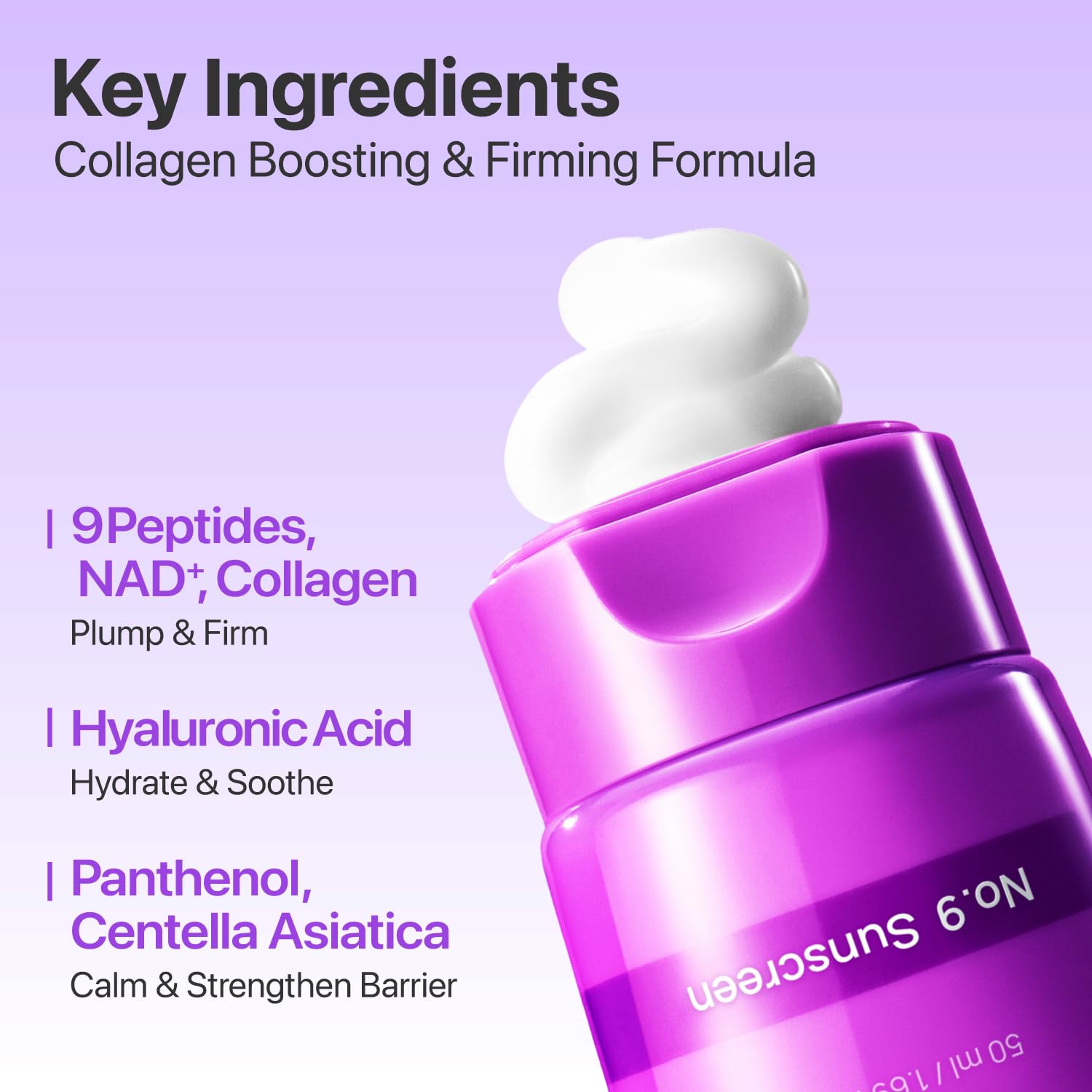 No.9 NAD+ 9 Peptides Dewy Sun Essence - Зображення 4